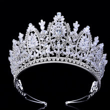 Princess Crown HADIYANA Classic Design Elegant Wedding Bridal Hair Jewelry
