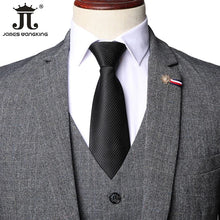 Retro Gentleman Classic Fashion Plaid Mens Formal Business Slim Suit