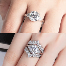 AnuJewel 4.6 Carat D Color Moissanite Diamond Engagement Wedding Ring